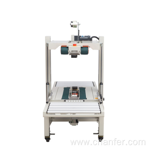 carton pneumatic box sealing machine with conveyor